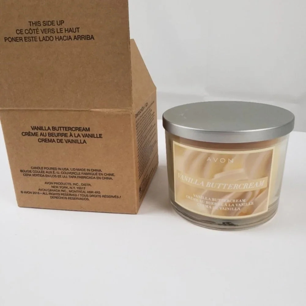 Vanilla Buttercream 3 Wick Candle